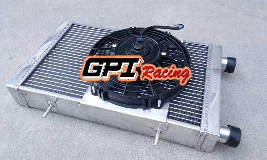 62mm Aluminum Radiator with Fan for Lotus Europa (1966–1976)