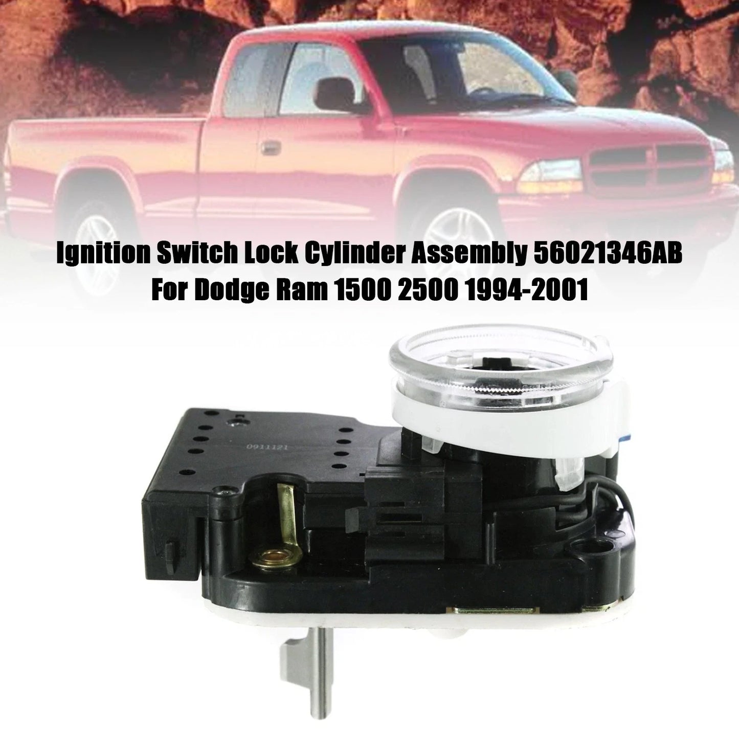 Ignition Switch Lock Cylinder Assembly 56021346AB for Dodge Ram 1500 2500 (2002–2008)
