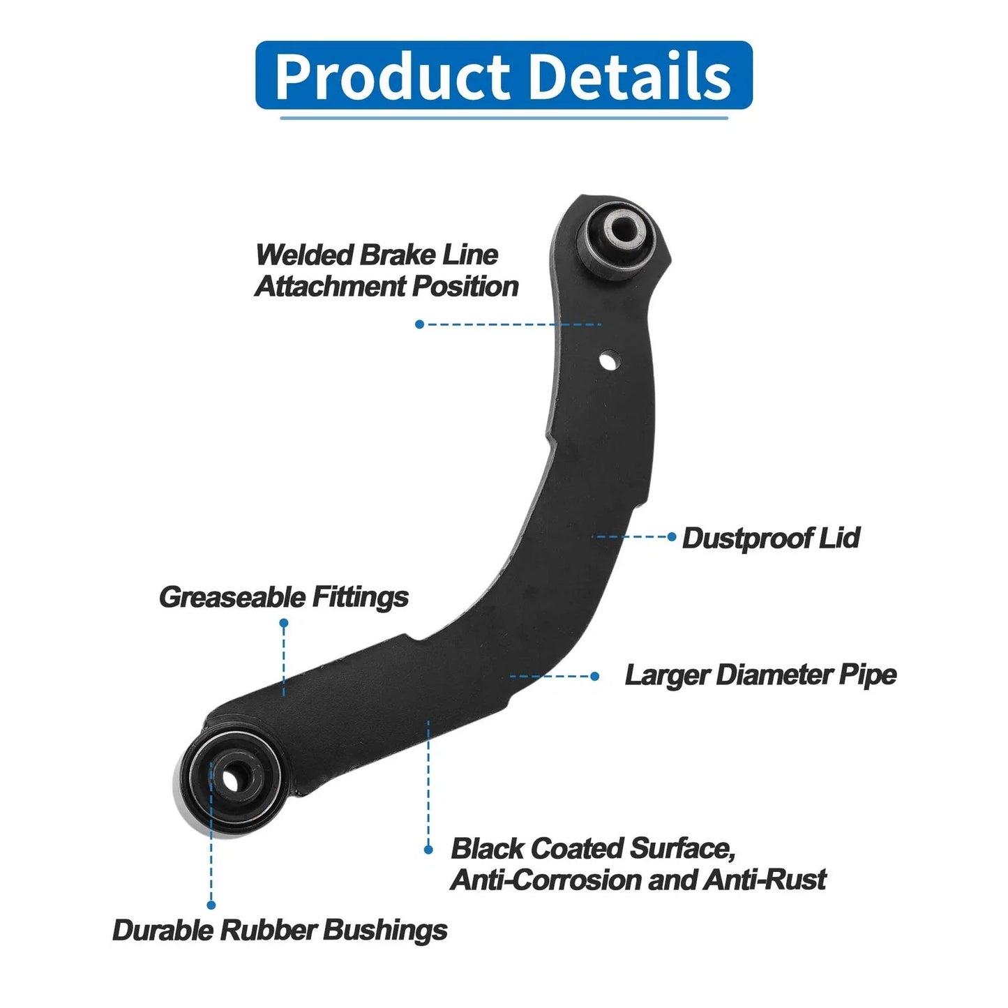 2 x Front Upper Control Arms with Ball Joints for Dodge Durango (2016-2022)