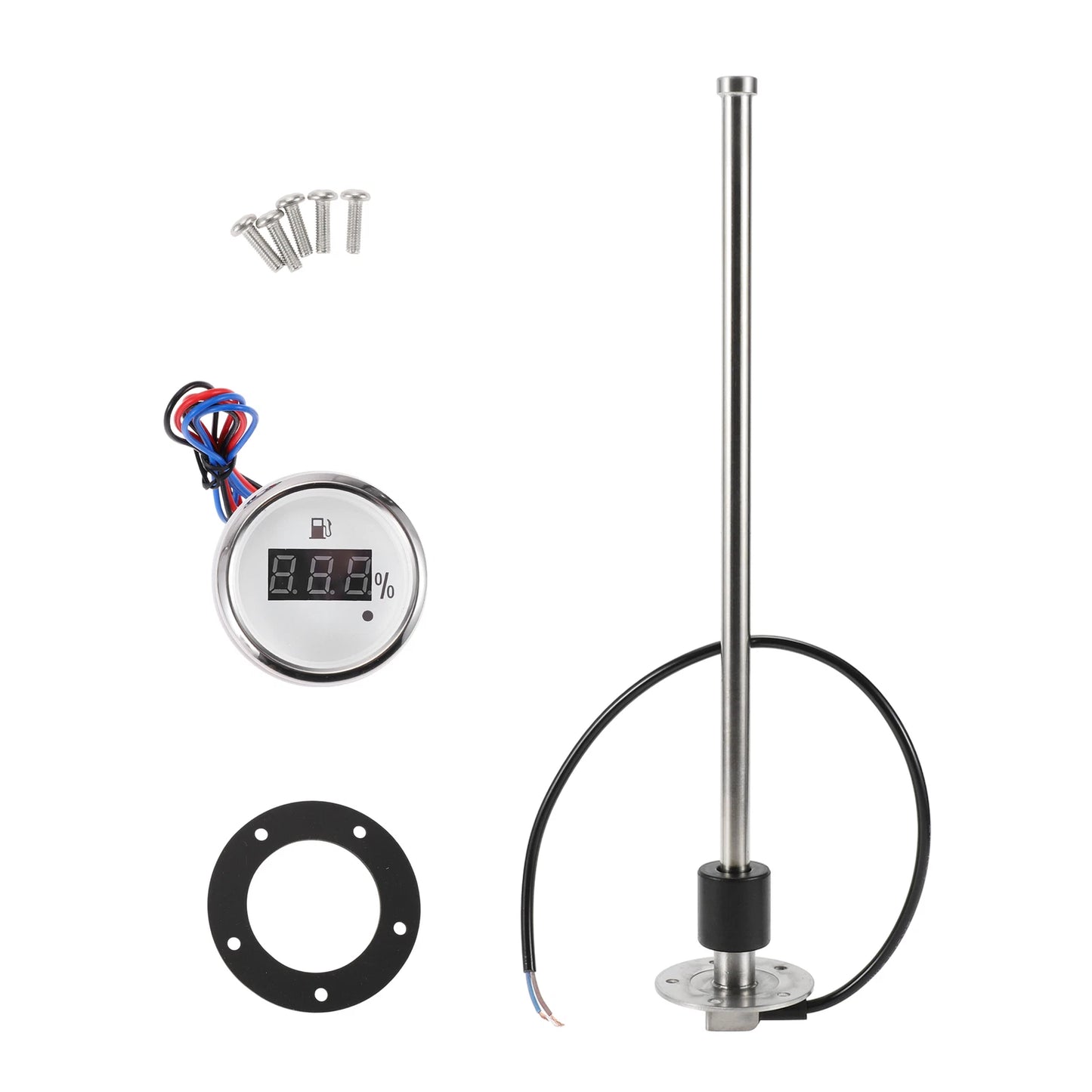Fuel Sending Unit and Gauge Kit 240-33 Ohm 15.98" for Boat Car Truck