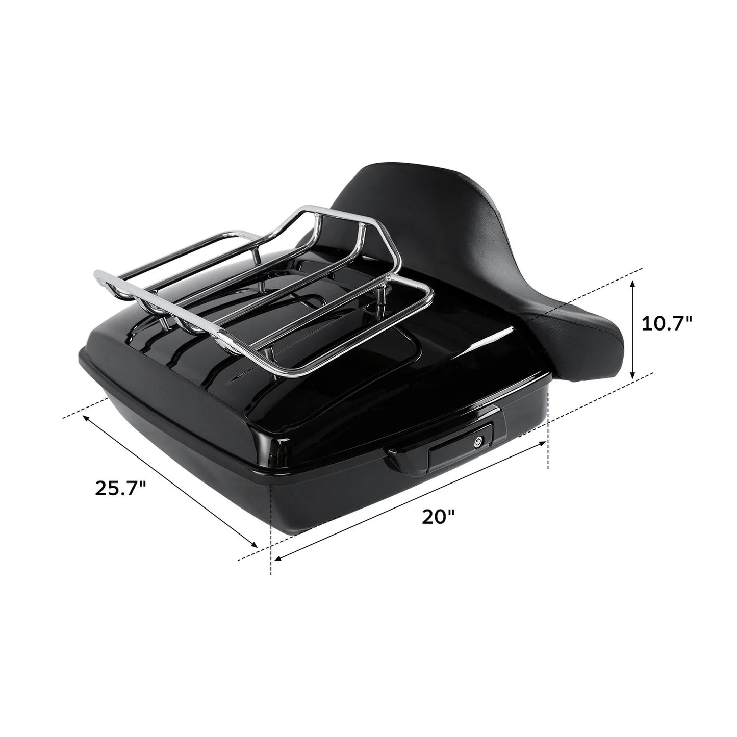 Trunk Backrest Luggage Rack for Harley Touring (2014-2025)