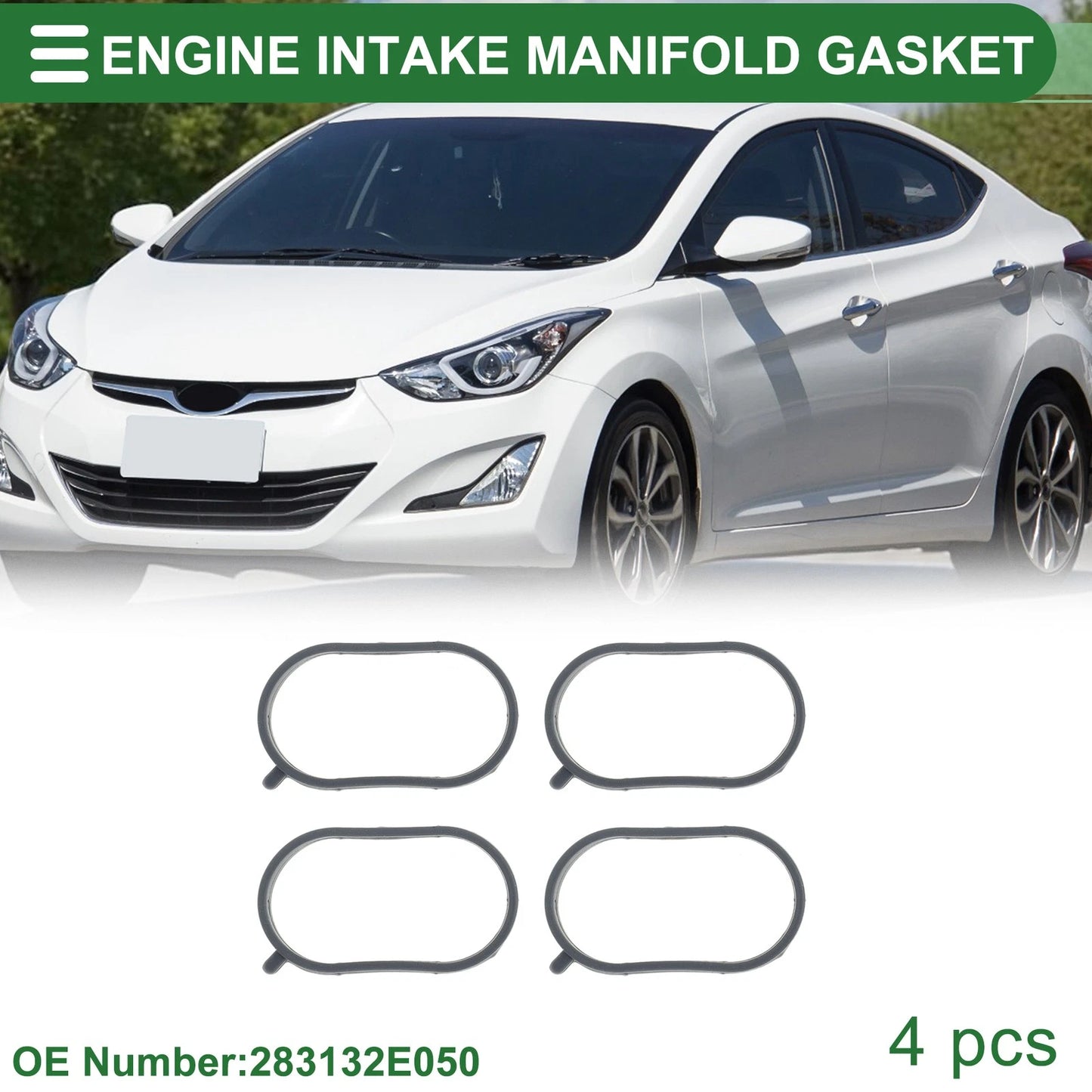 Engine Intake Manifold Gasket for Hyundai Elantra (2010–2016) No.283132E050