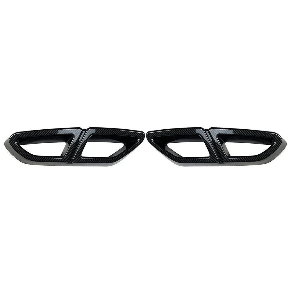 Carbon Fiber Rear Exhaust Muffler Tail Pipe Cover for VW Passat (16-19)