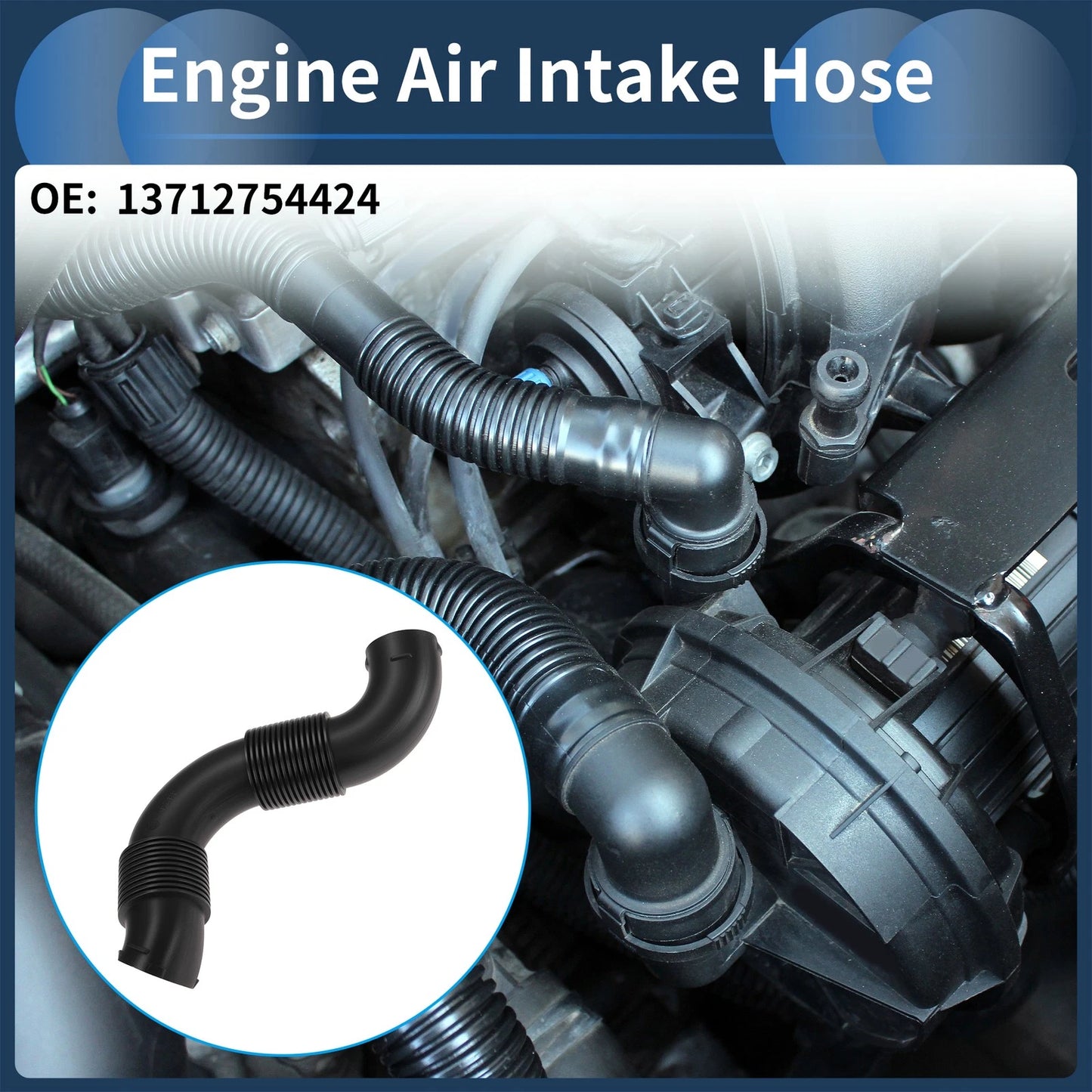 Engine Air Intake Hose for Mini Cooper (2011–2013) No. 13712754424 Plastic