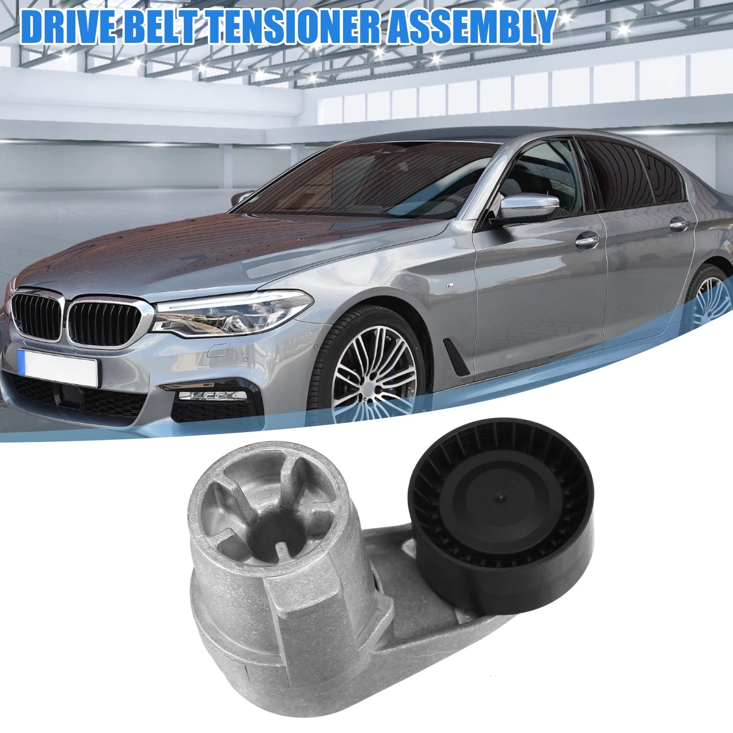 Drive Belt Tensioner Assembly for BMW F30 F10 F12 F13 F25 X3 X4 X5 (2012–2019) 11287599097