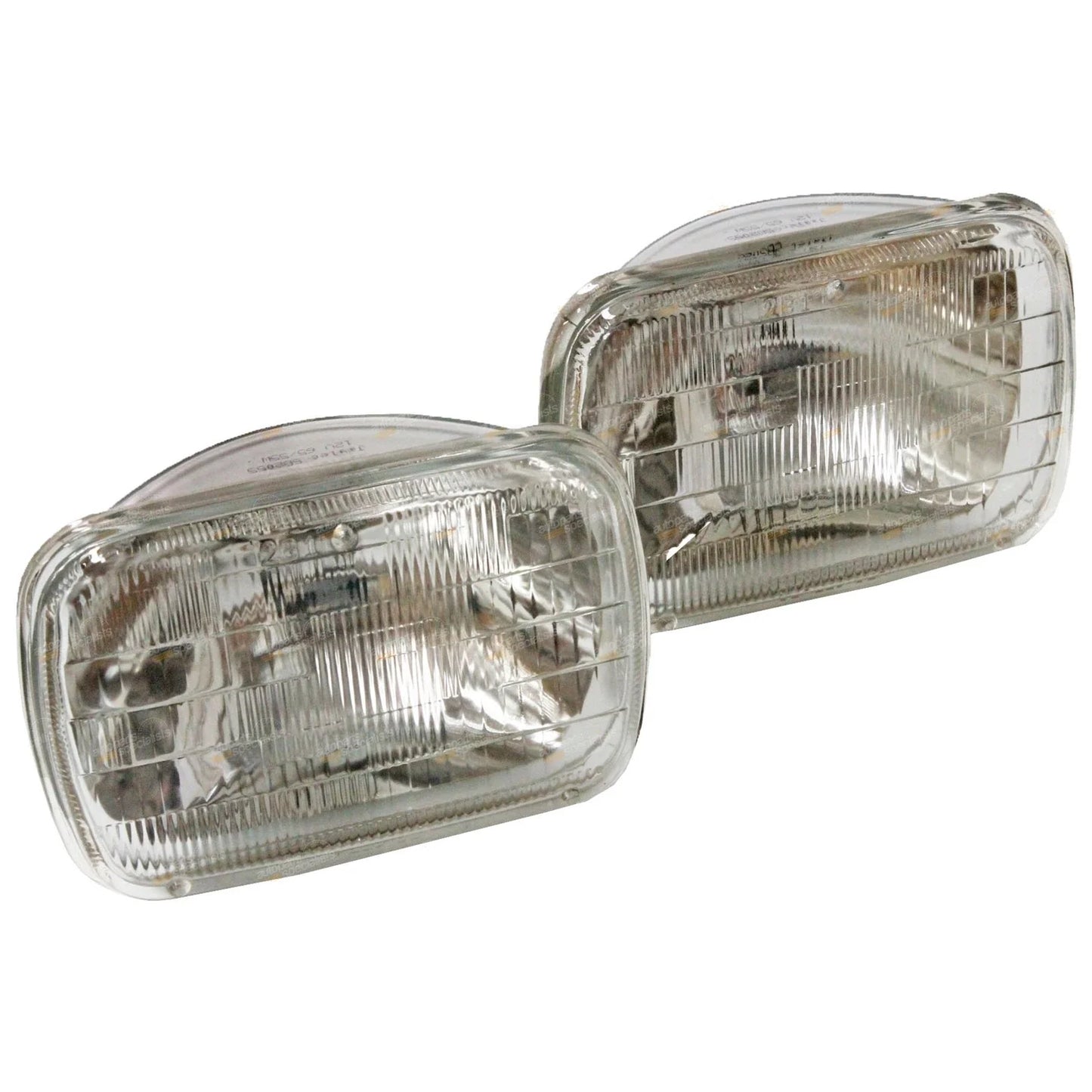 LH+RH Universal Sealed Beam Headlights for Nissan Navara/Pathfinder/Exa (1983-1997)