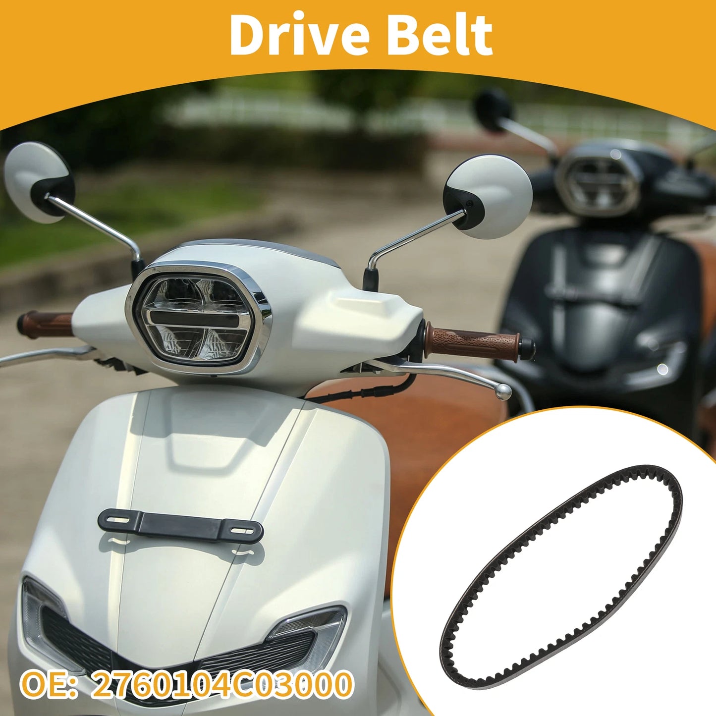 Drive Belt V-Belt No. 2760104C03000 for Suzuki Address V100 AG100