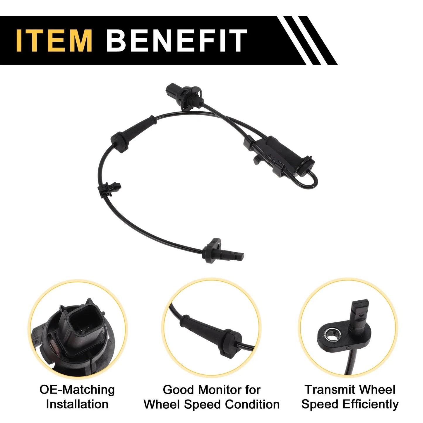 ABS Wheel Speed Sensor for Honda Crider (2014-2018) 1 x Right Front Sensor