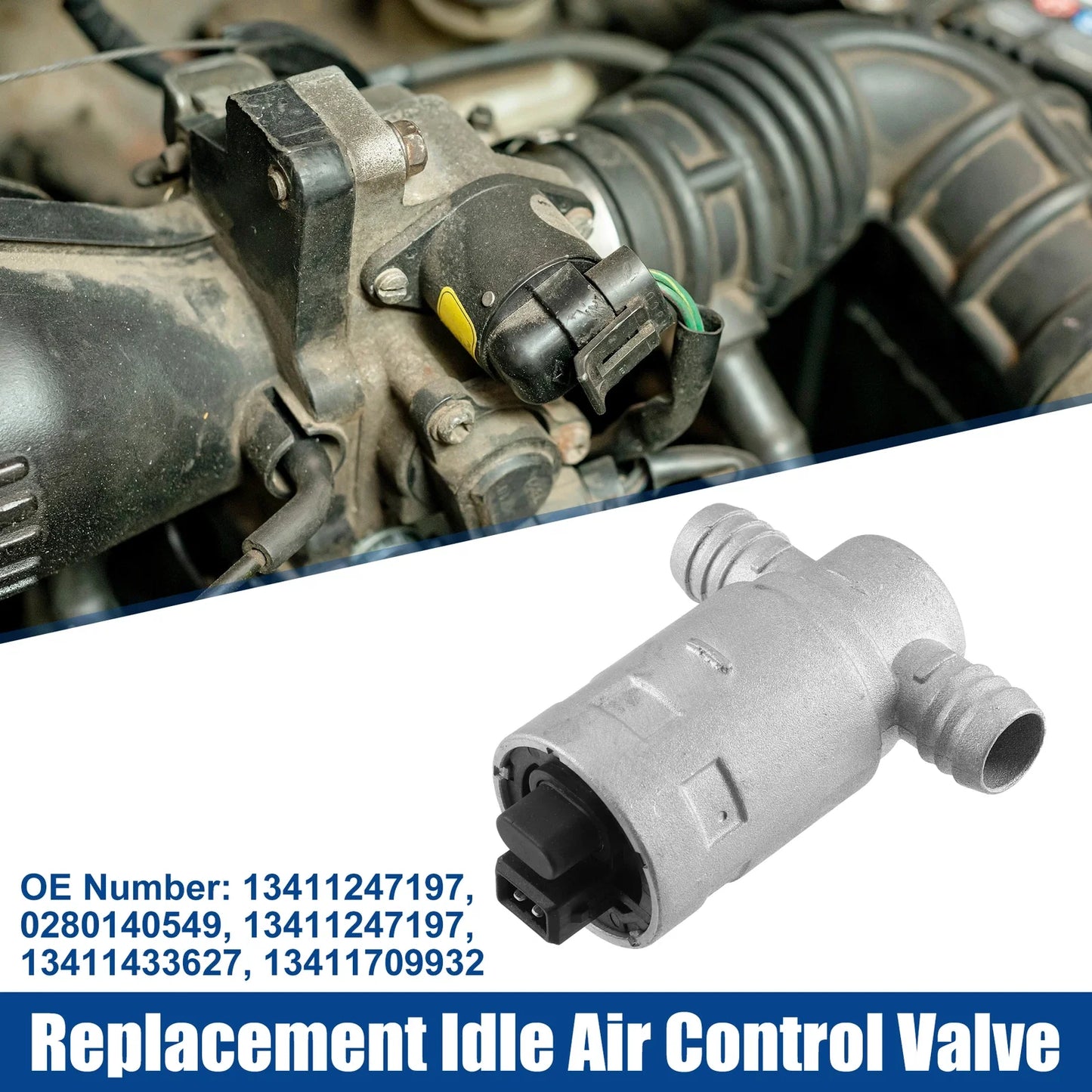 Idle Air Control Valve for BMW 318i, BMW 740i (1991–1992)