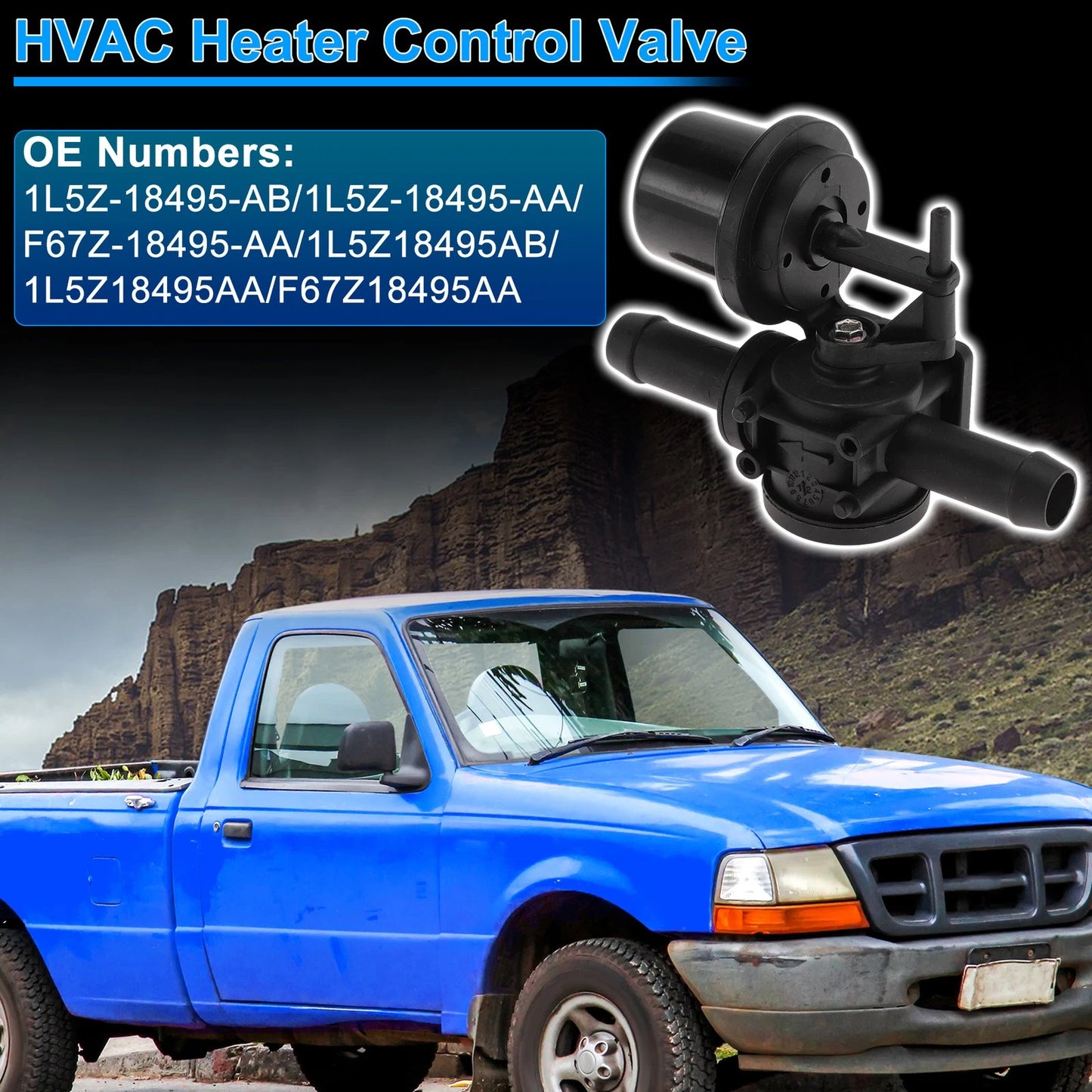 Heater Control Valve for Ford Ranger, Explorer (1998–2008) 1L5Z-18495-AB