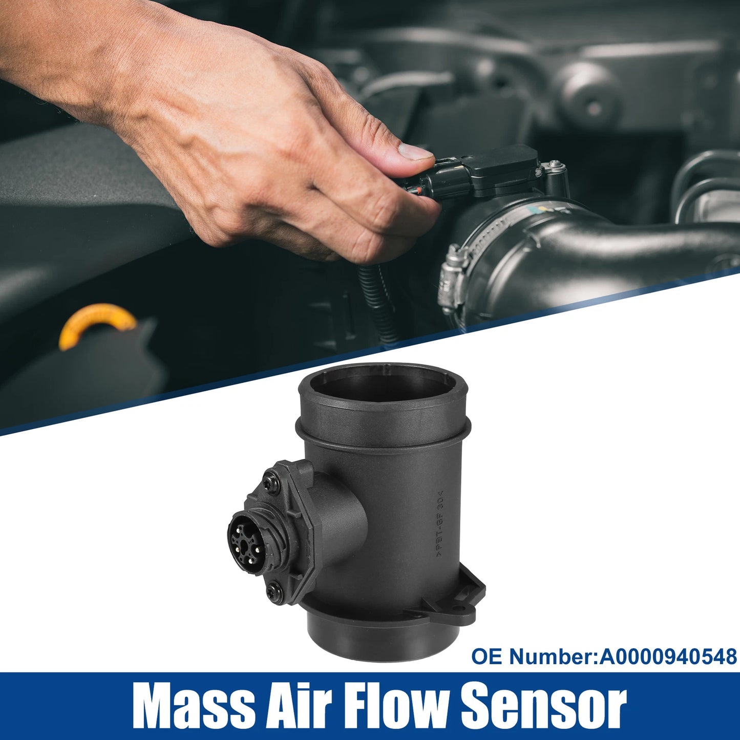 Mass Air Flow MAF Sensor for Mercedes Benz C280 E280 (No.A0000940548)