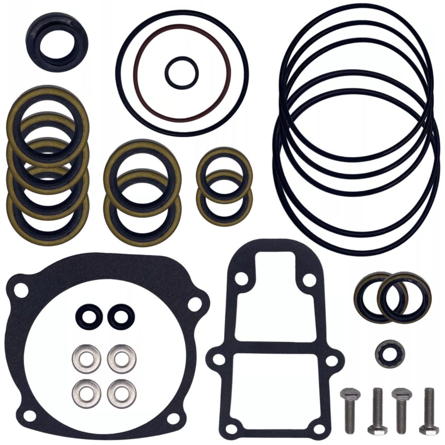 Gearcase Lower Unit Seal Kit for Johnson/Evinrude (Fits Various Models)