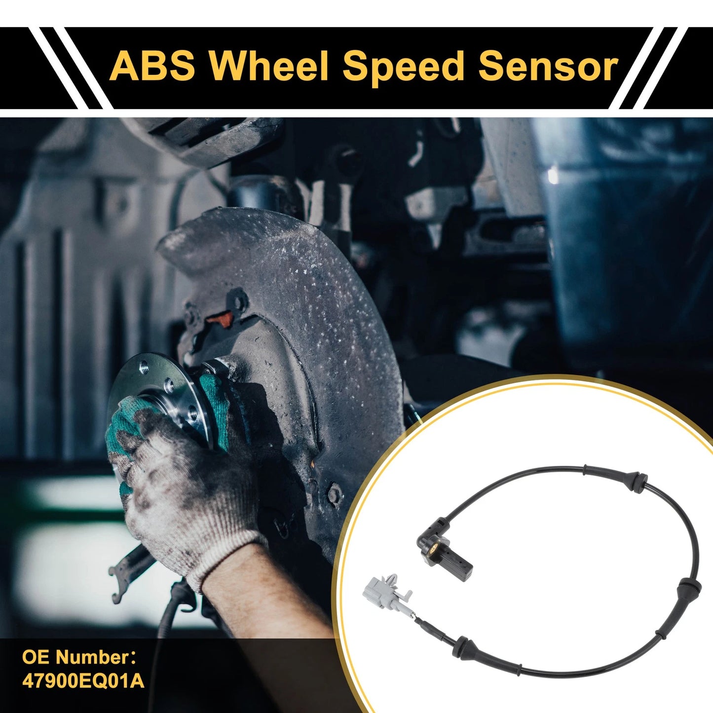 ABS Wheel Speed Sensor No. 47900EQ01A for Nissan X-Trail T30 (2004–2007)