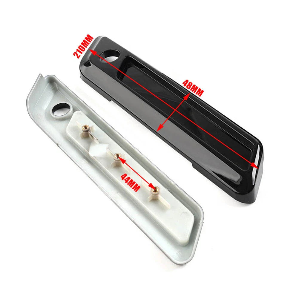 Glossy Black Latch Covers for Harley Touring Electra Glide Road King (2014-2023)