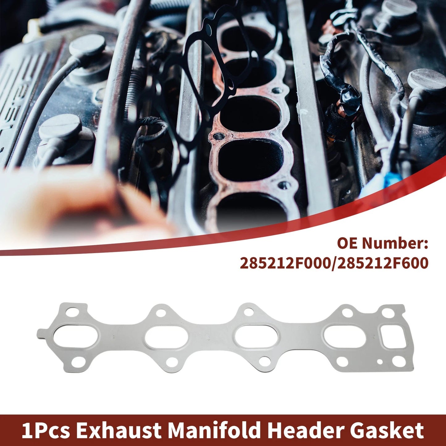 Exhaust Manifold Header Gasket for Hyundai Azera Grandeur (2015–2016) No. 28521-2F000