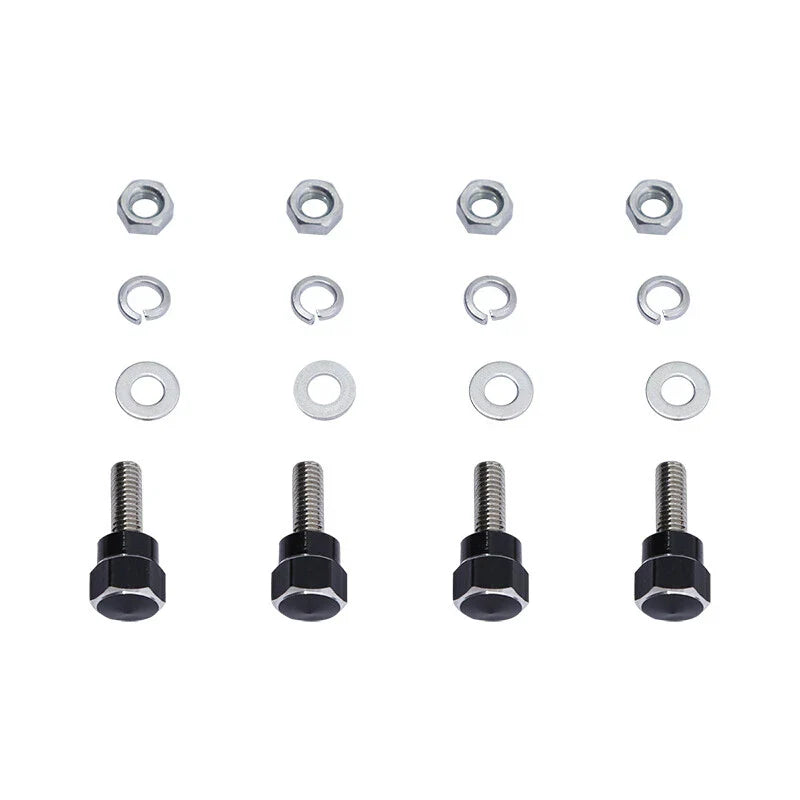 4 x Hex License Plate Frame Bolts for Harley Touring Street Glide Softail