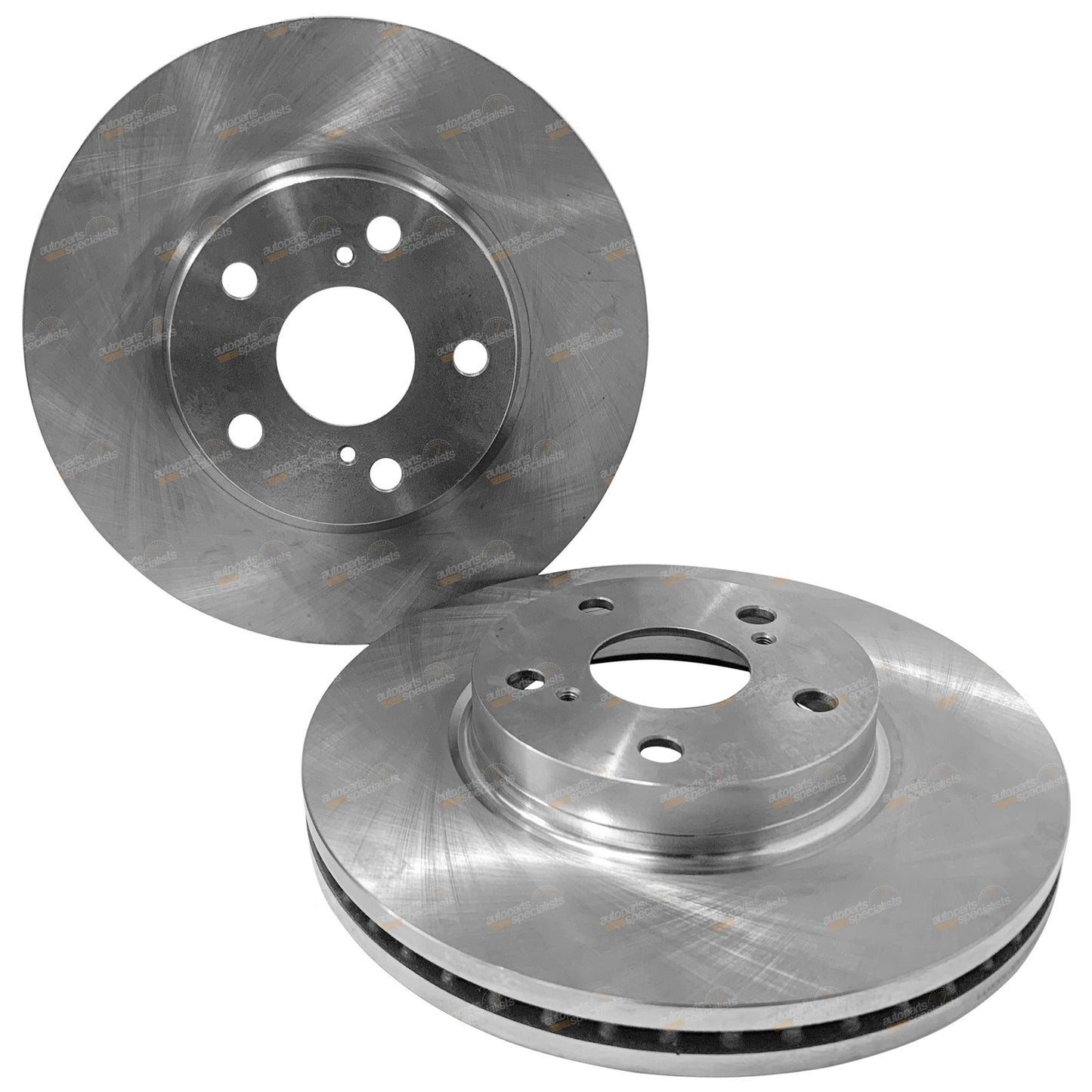 2X Front Disc Brake Rotors for Toyota Hilux (2015–2019)