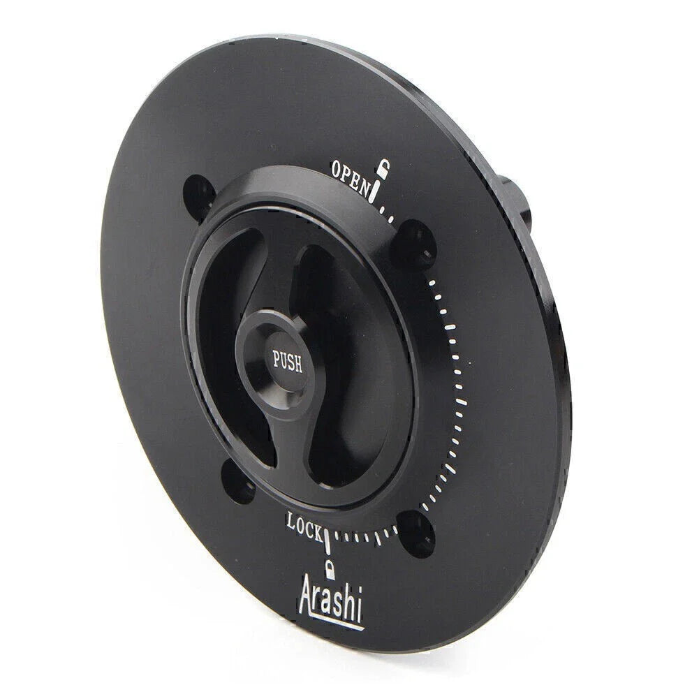 Black Gas Fuel Cap Tank Cover for Kawasaki Ninja 400 (2018-2021)