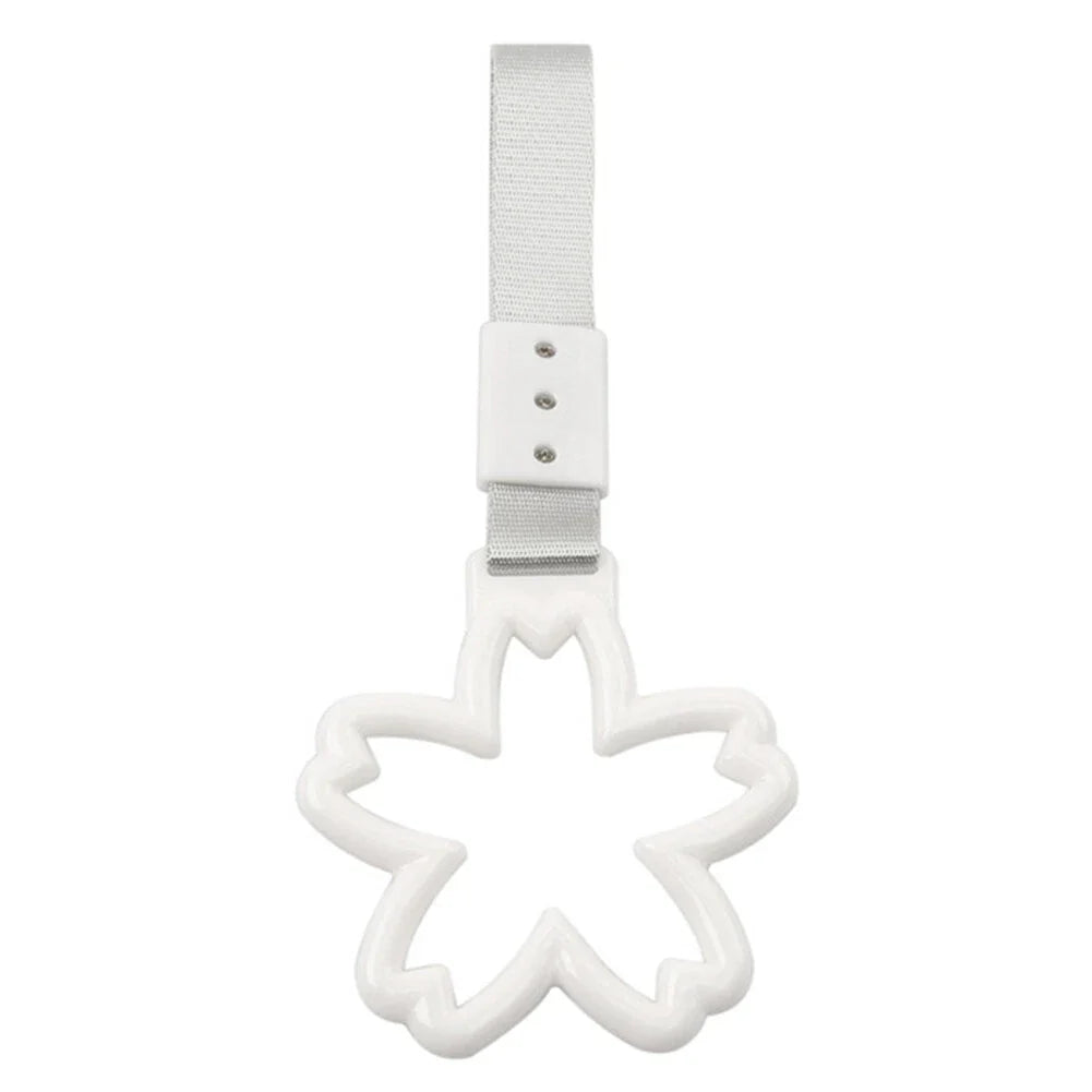 Cherry Blossom Ring Handle Strap for Car Train Bus Drift Charm Tools