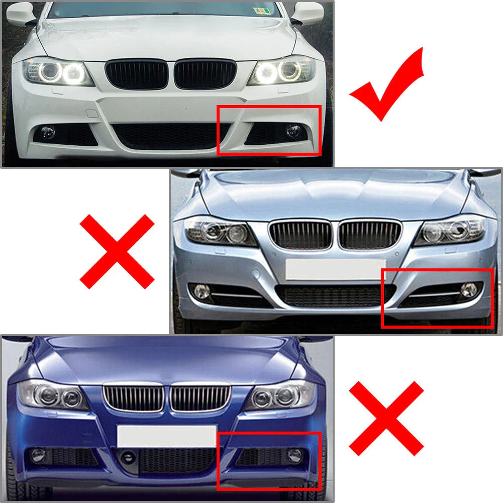 Front Bumper Lip Corner Splitters for BMW E90 E91 M-Tech (2009-2013)