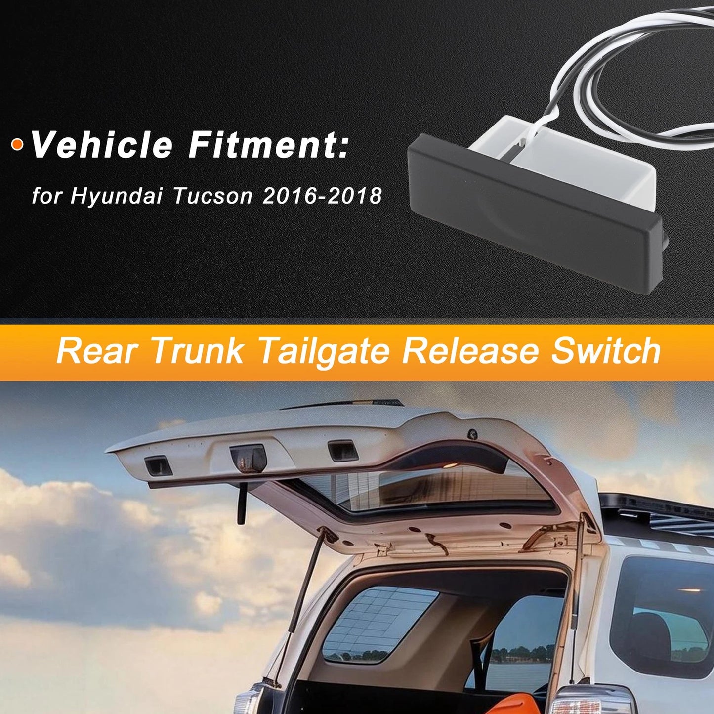 Tailgate Trunk Release Switch for Hyundai Tucson (2016–2018) No. 81260D3000