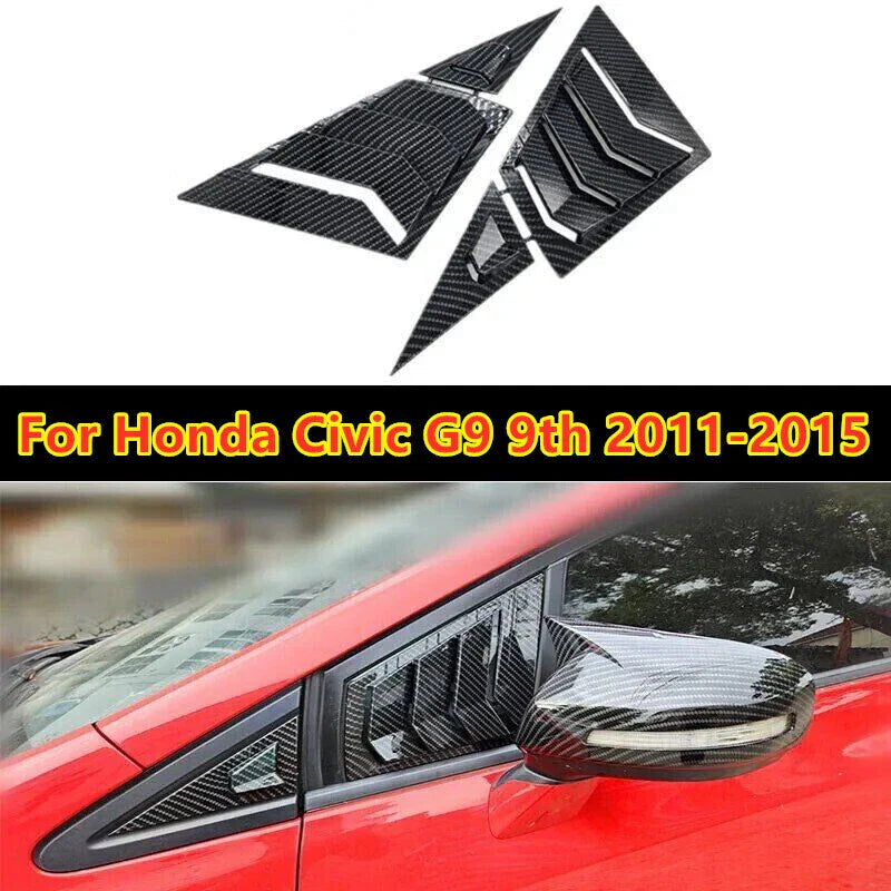 Front Window Scoop Louver Cover for Honda Civic (2011–2015)