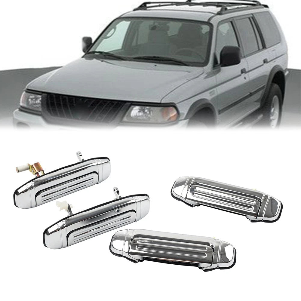 Set of 4 Outer Door Handles for Mitsubishi Pajero Montero (1992–2000)