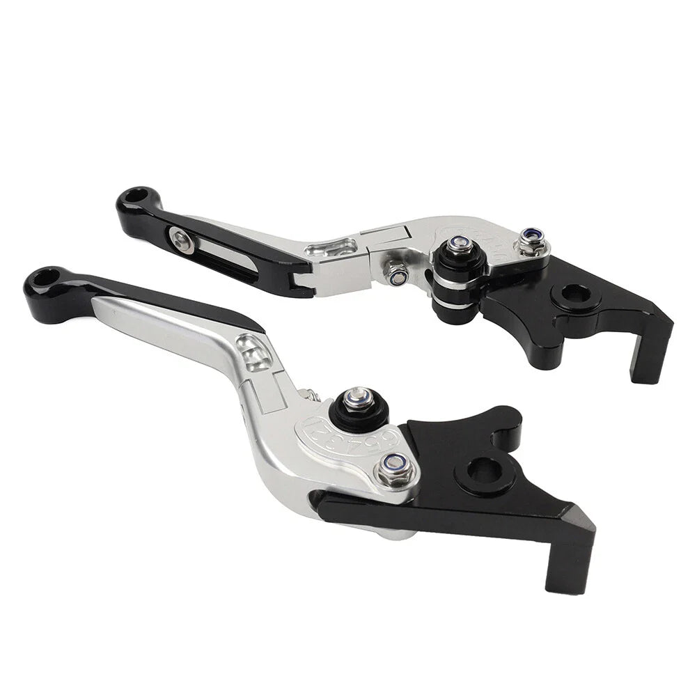 Silver CNC Extendable Brake Clutch Levers for BMW R1200/1250GS (2013-2020)