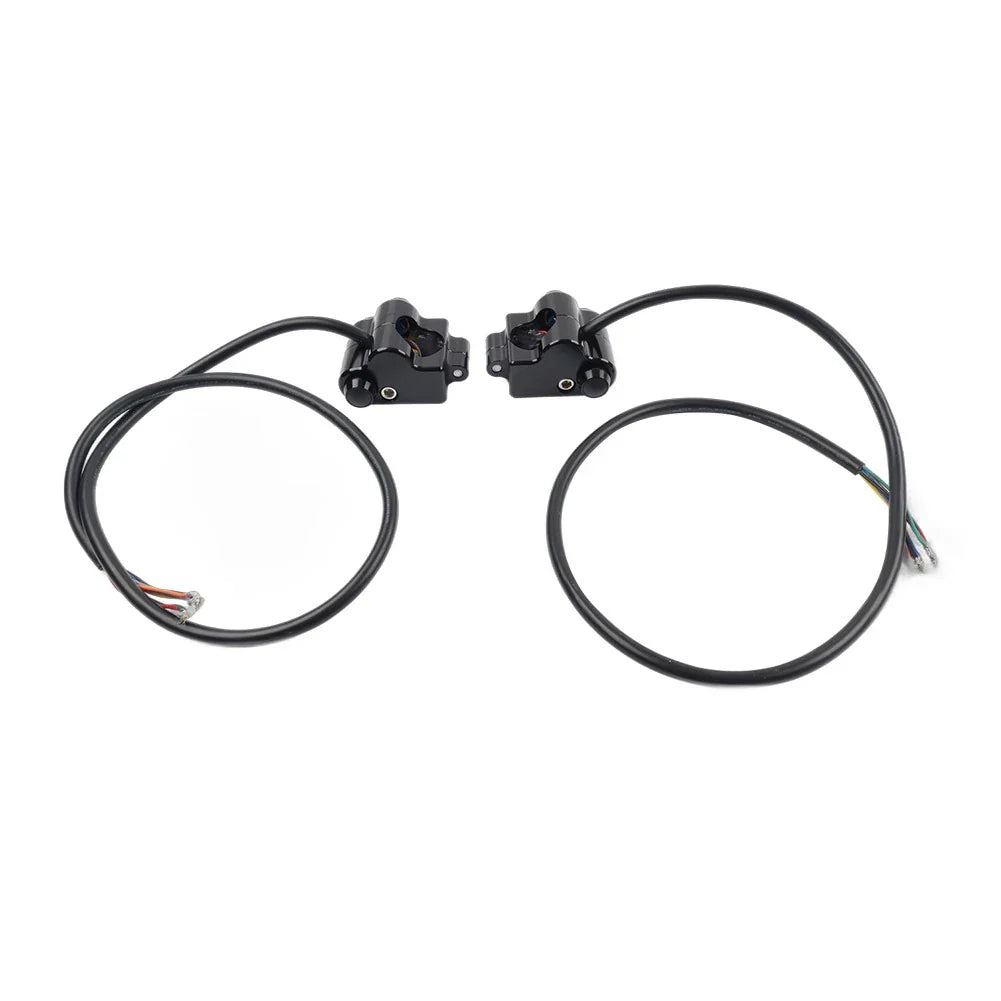 1" CNC Handlebar Switch Controls Housing for Harley Universal Motor Black