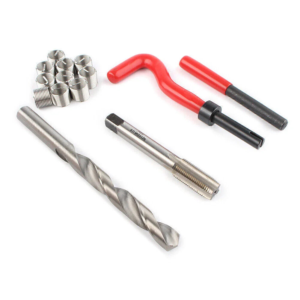 M12x1.25 Thread Repair Inserts for Metric Tools - 15pcs Helicoil UK