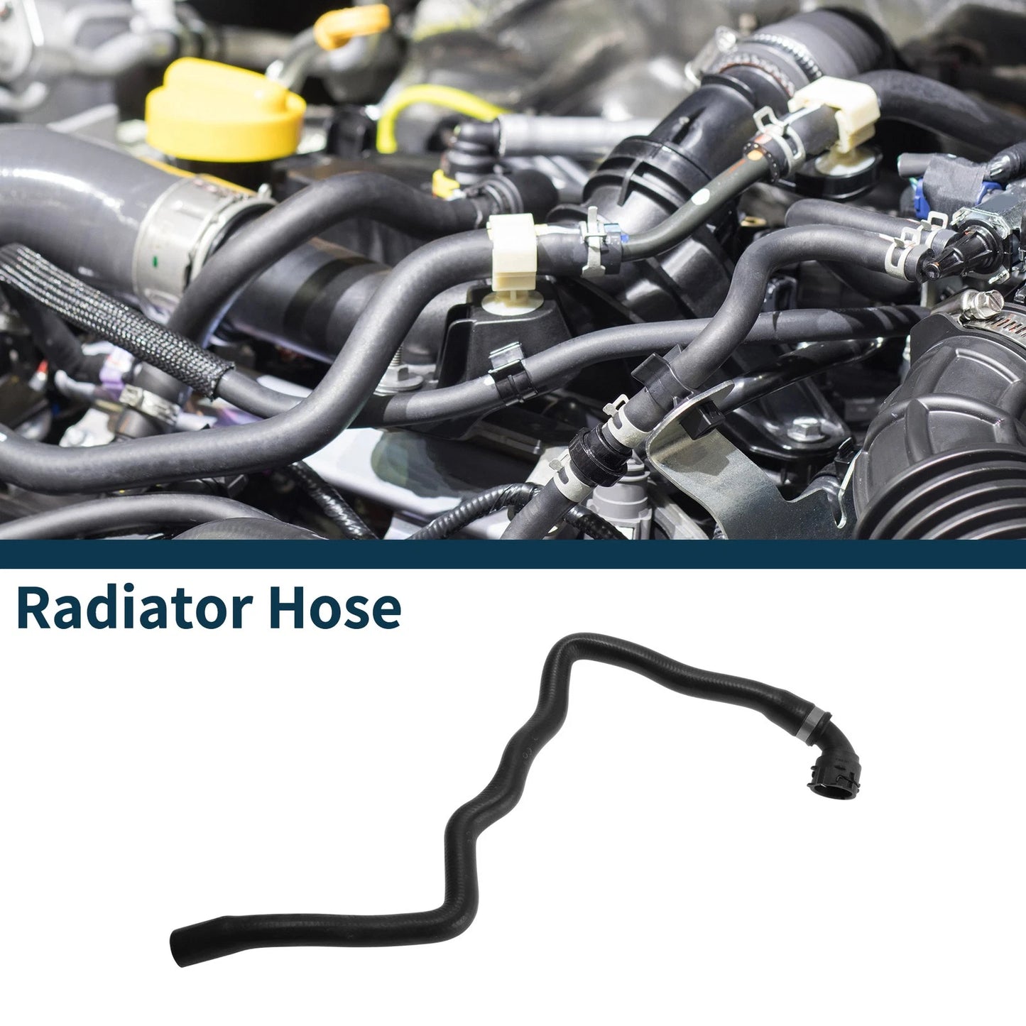 Radiator Hose for Mini Cooper (2014–2017) No. 17127617365 Rubber