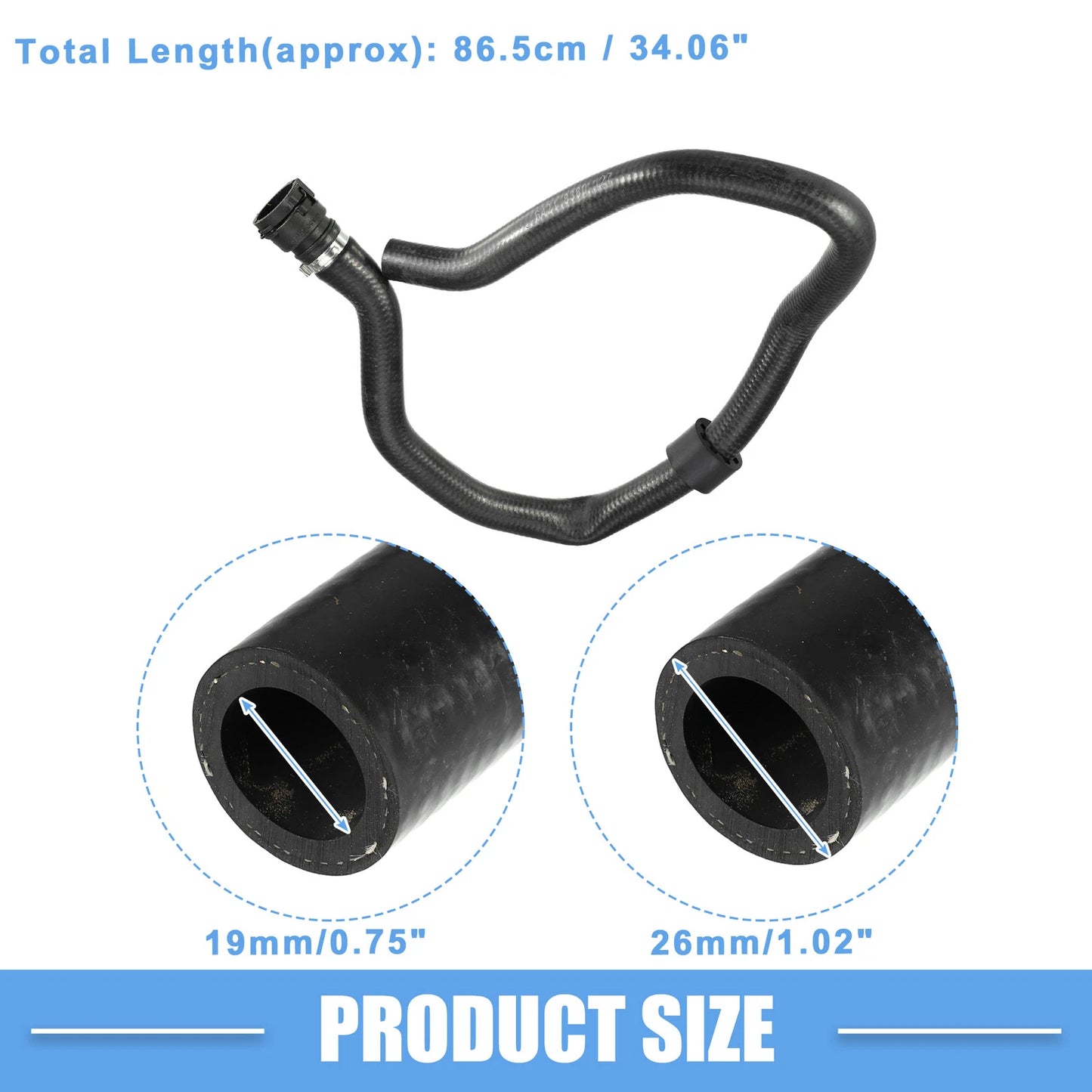 Radiator Coolant Hose No. 64218380127 for BMW X5 3.0i 2001–2006