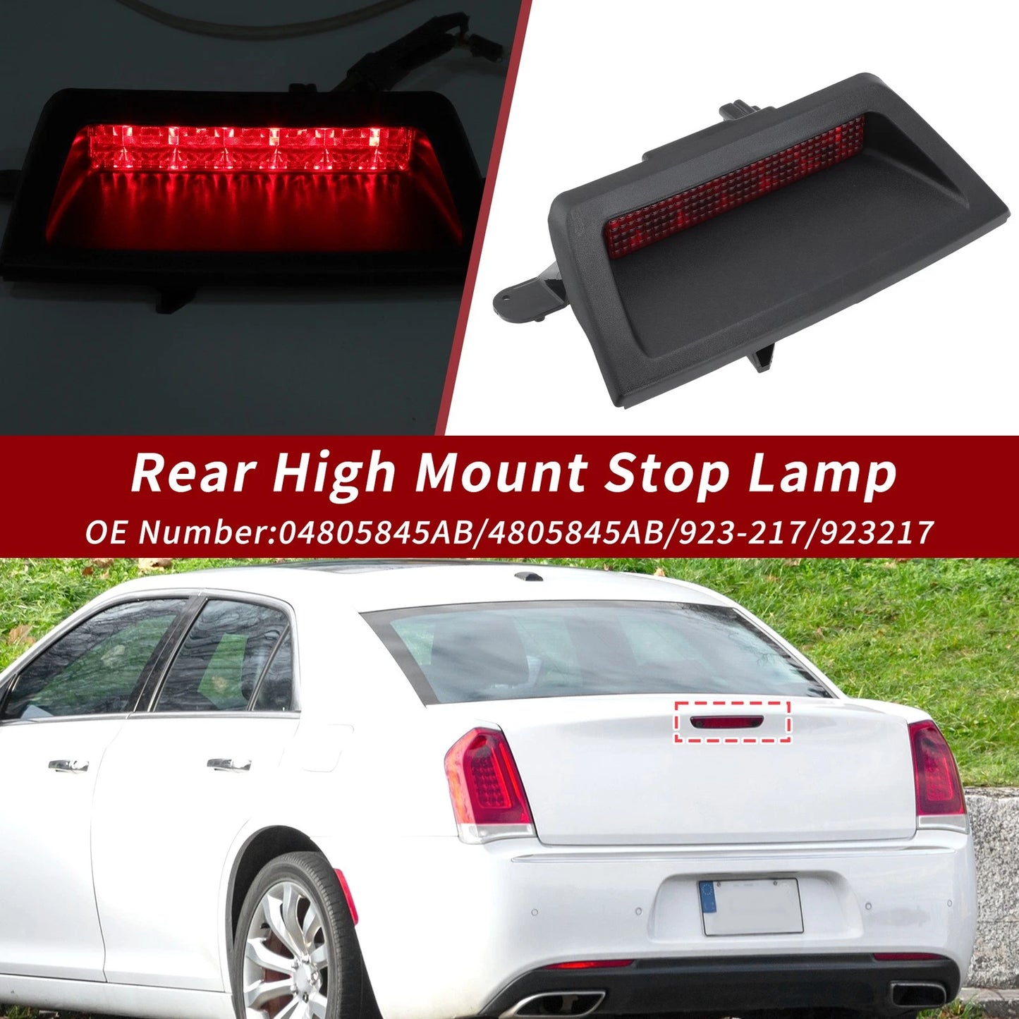 LED Third Brake Light Lamp for Chrysler 300 (2005–2007) 4805845AB