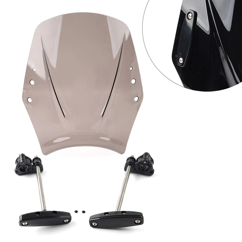 Wind Screen Deflector for Universal Motorcycle (Fits Most Models)