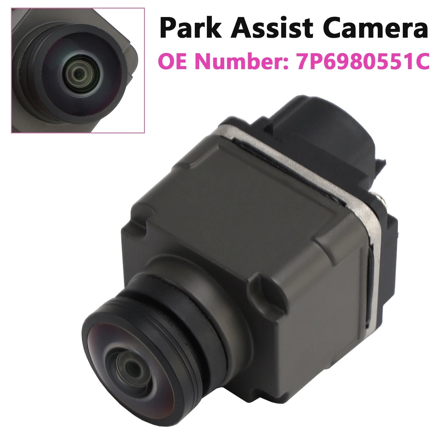 Rear View Camera 7P6980551C for Audi A6 A7 A8 Q7 RS6 RS7 VW Touareg (2011–2018)