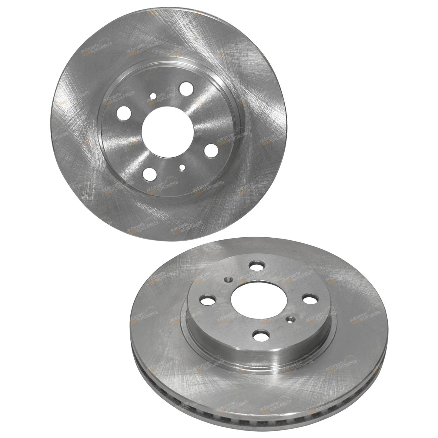 2 x Front Disc Brake Rotors for Toyota Prius C NHP10R (2012–2017)