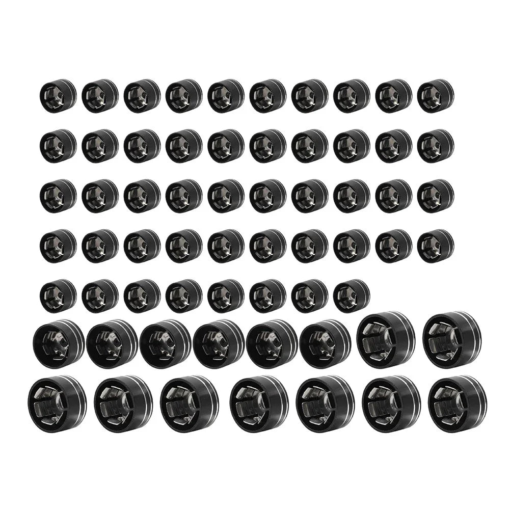 CNC Engine Topper Bolt Caps for Harley Softail Fat Boy FLSTF (2000-2006)