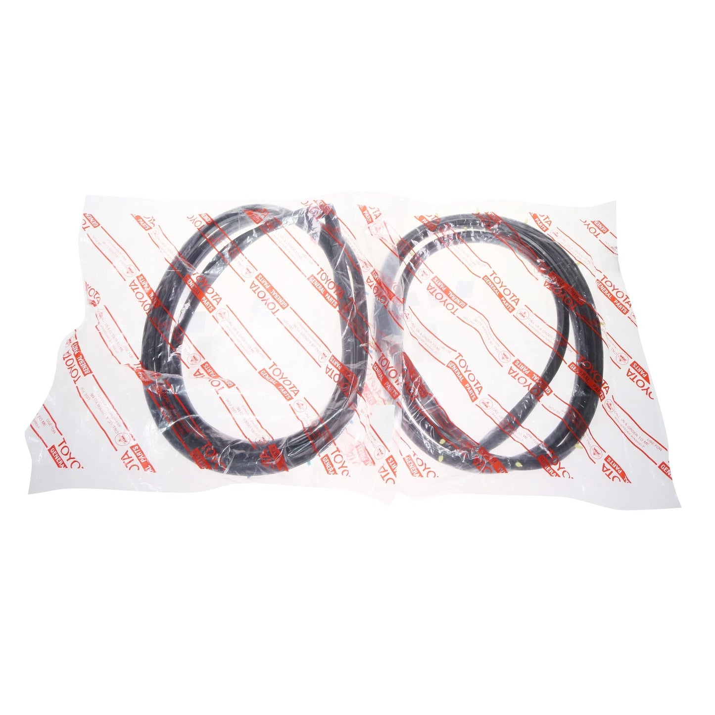Rear Door Weatherstrip Seal Pair for Toyota Crown (1967–1971)