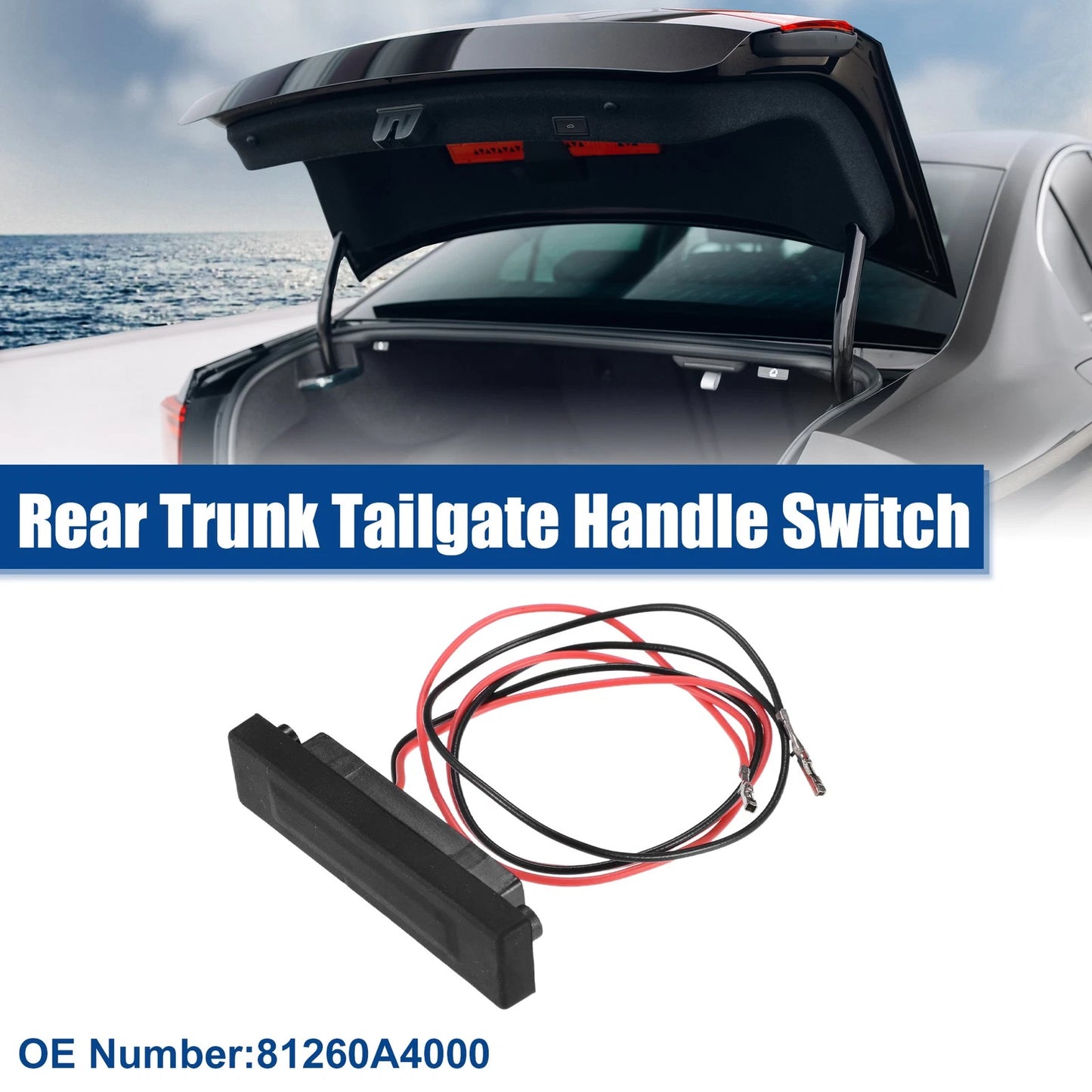 Rear Trunk Release Switch for Kia Sedona (2015–2021) No. 81260A4000
