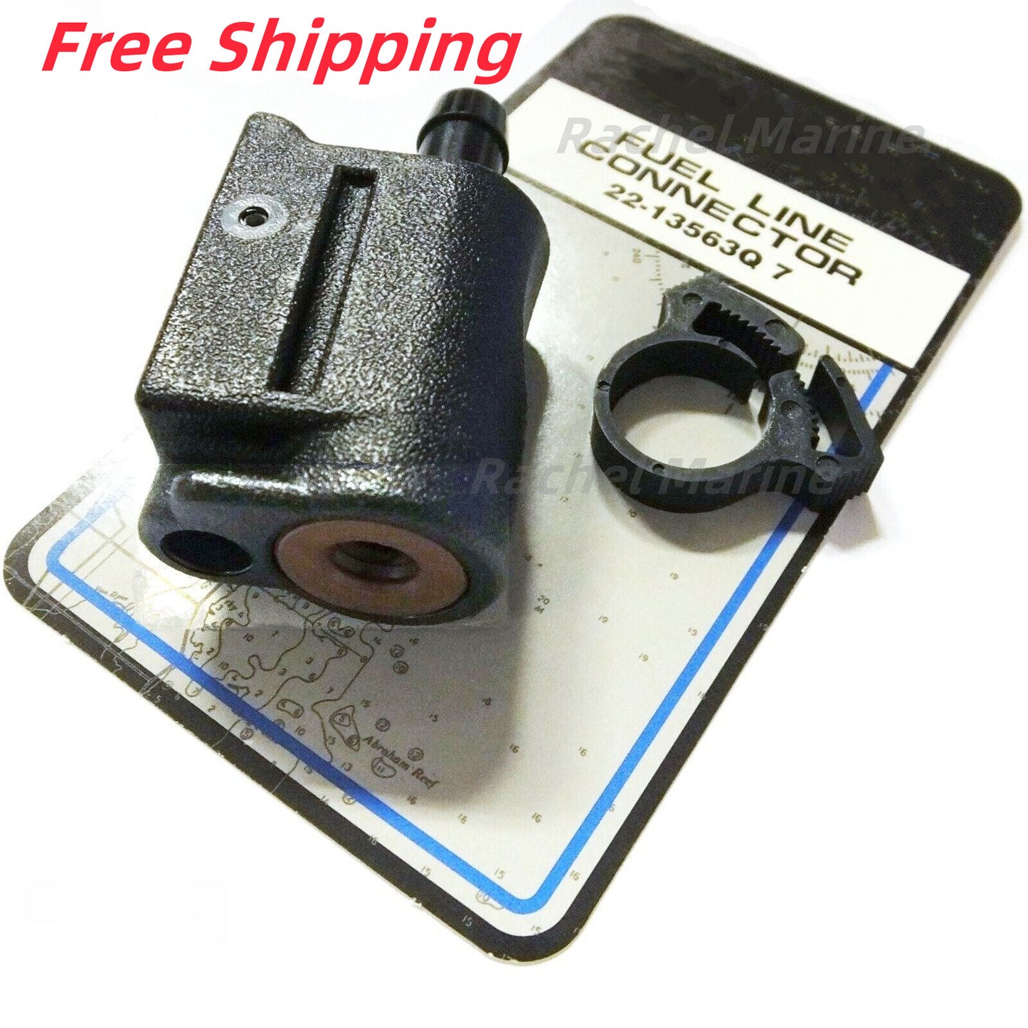 Fuel Line Connector for Mercury Tank (Fits Various Models)