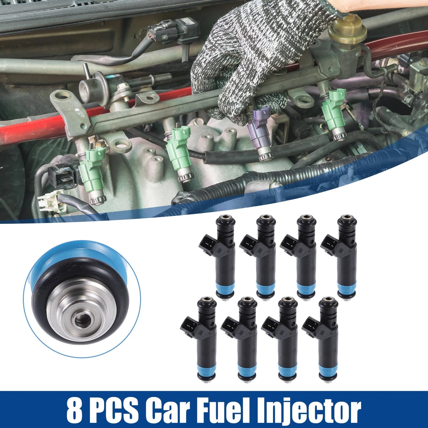 8pcs Fuel Injector Nozzle for Chevrolet Camaro (1985–2002)
