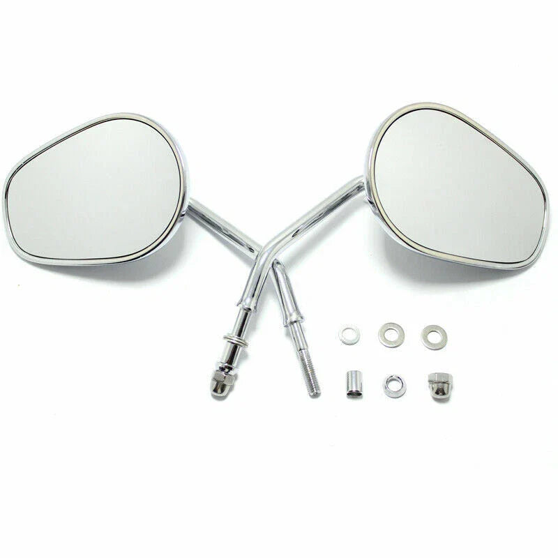 Chrome Rear View Side Mirror for Harley Davidson Fatboy (1990-2017)