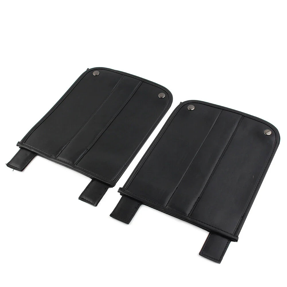 Black PU Leather Universal Trike Rear Fender Bra for Harley Roadsmith