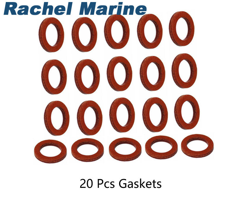 Set of 20 Lower Unit Oil Drain Gaskets for Yamaha Outboard