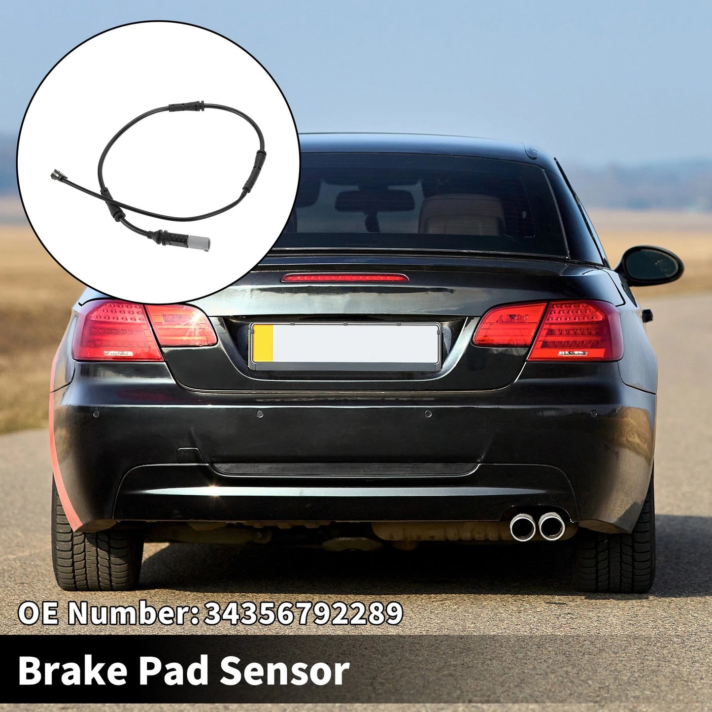 1pc Brake Pad Wear Sensor for BMW M4 F82 F83 (2014–2020) No. 34356792289