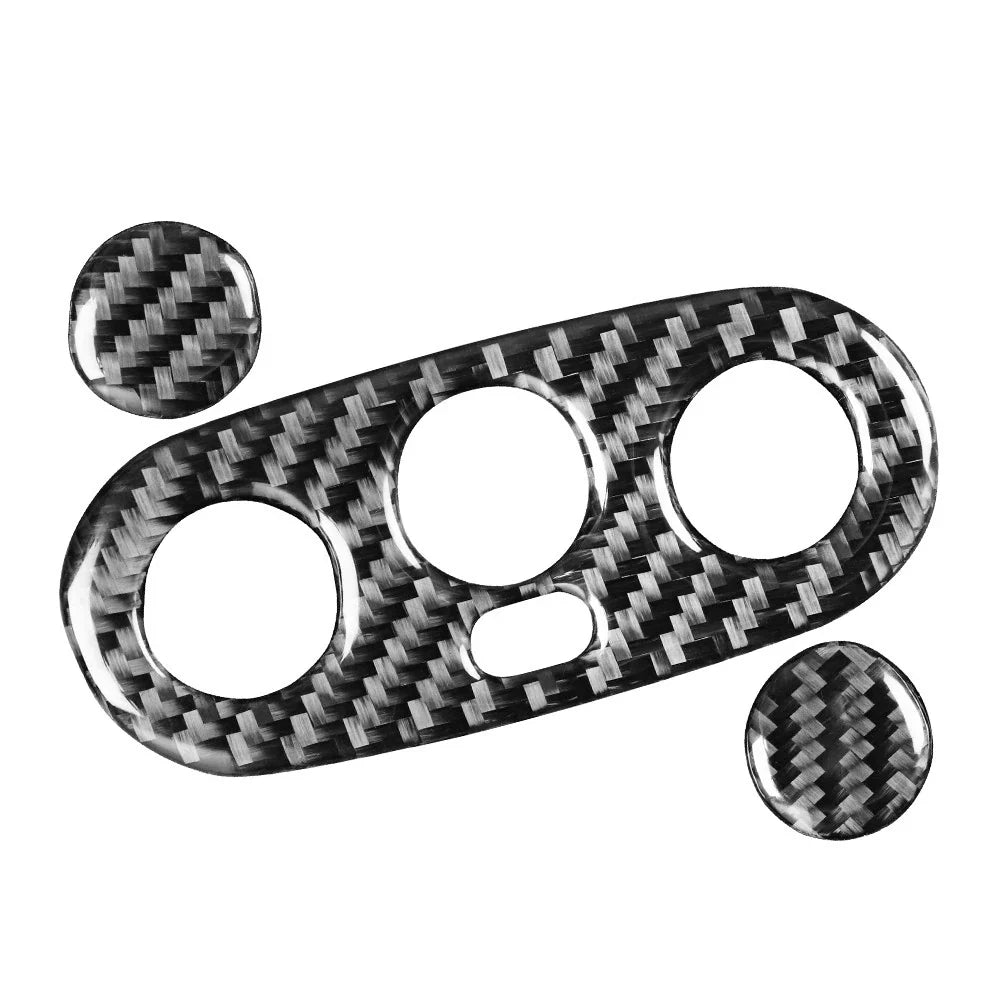Carbon Fiber Side Mirror Adjust Buttons Trim for Mini Cooper (2005-2006)