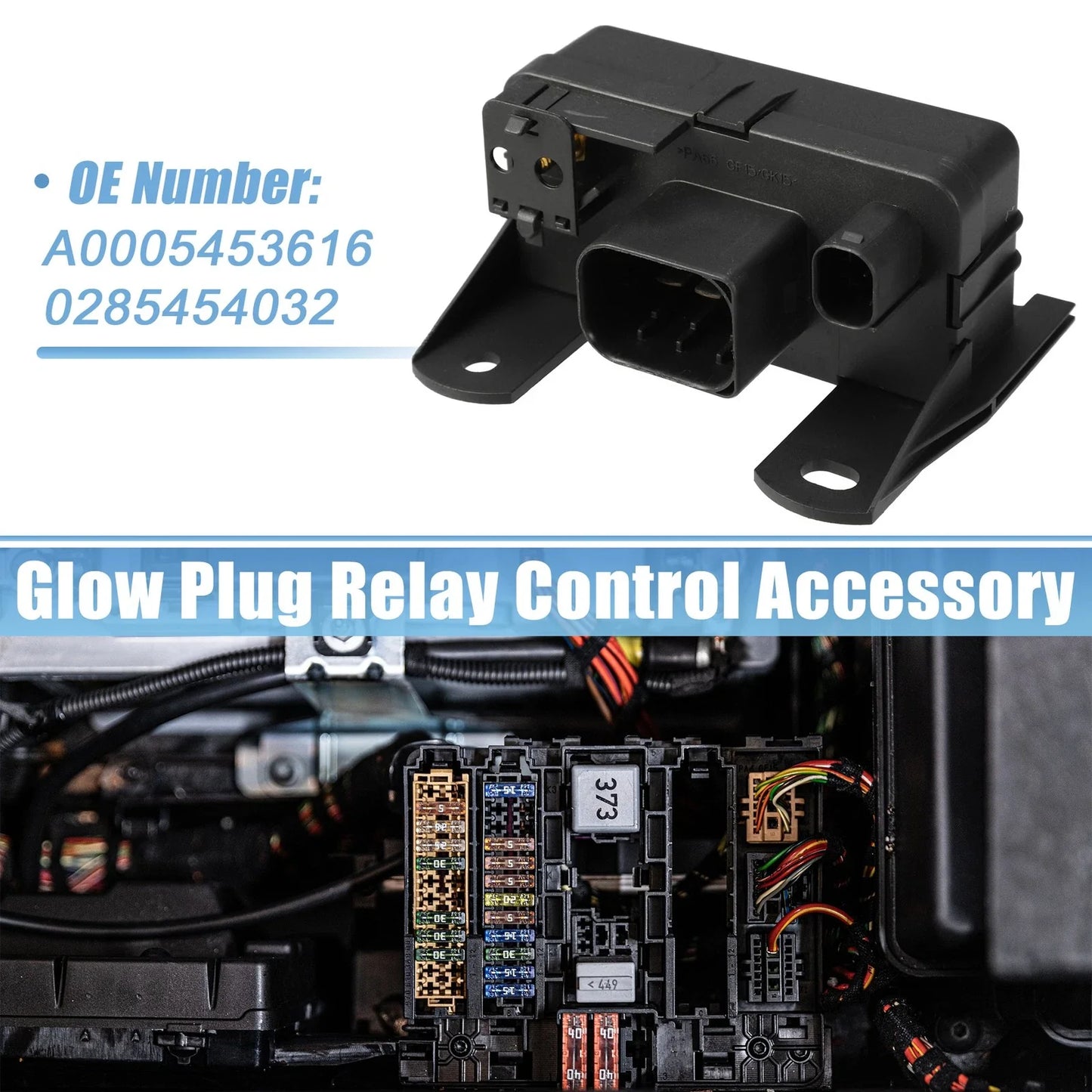 Glow Plug Relay for Mercedes-Benz (A-Class, B-Class, C-Class, E-Class)