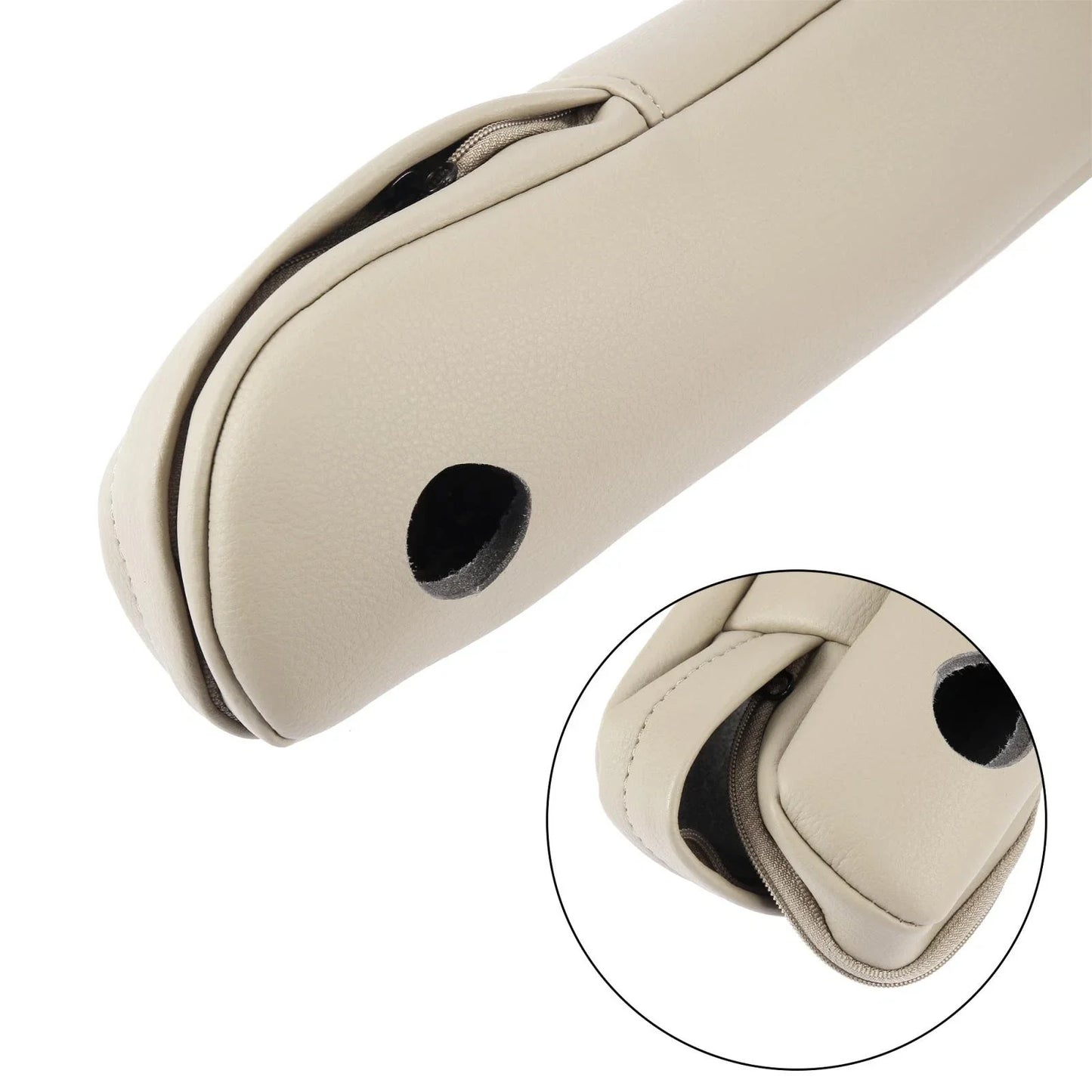 Beige Front Seat Armrest Cover for Honda CRV (2010-2011)