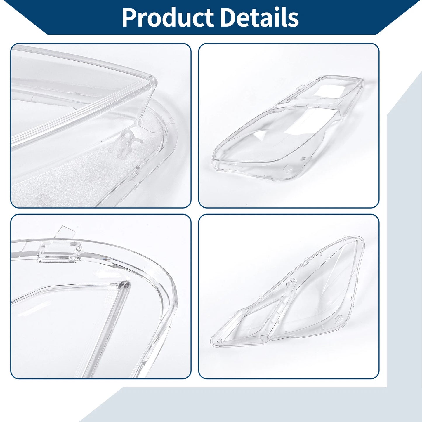 1 Pc Headlight Lens Cover for Mercedes-Benz E350 (2009–2016) No. 2078205461