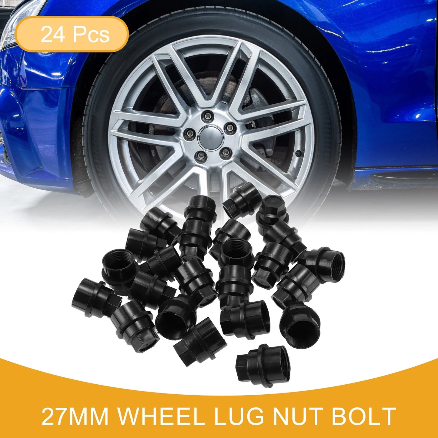 24 Pcs Wheel Lug Nut Bolt No.15646250 for Chevrolet Blazer